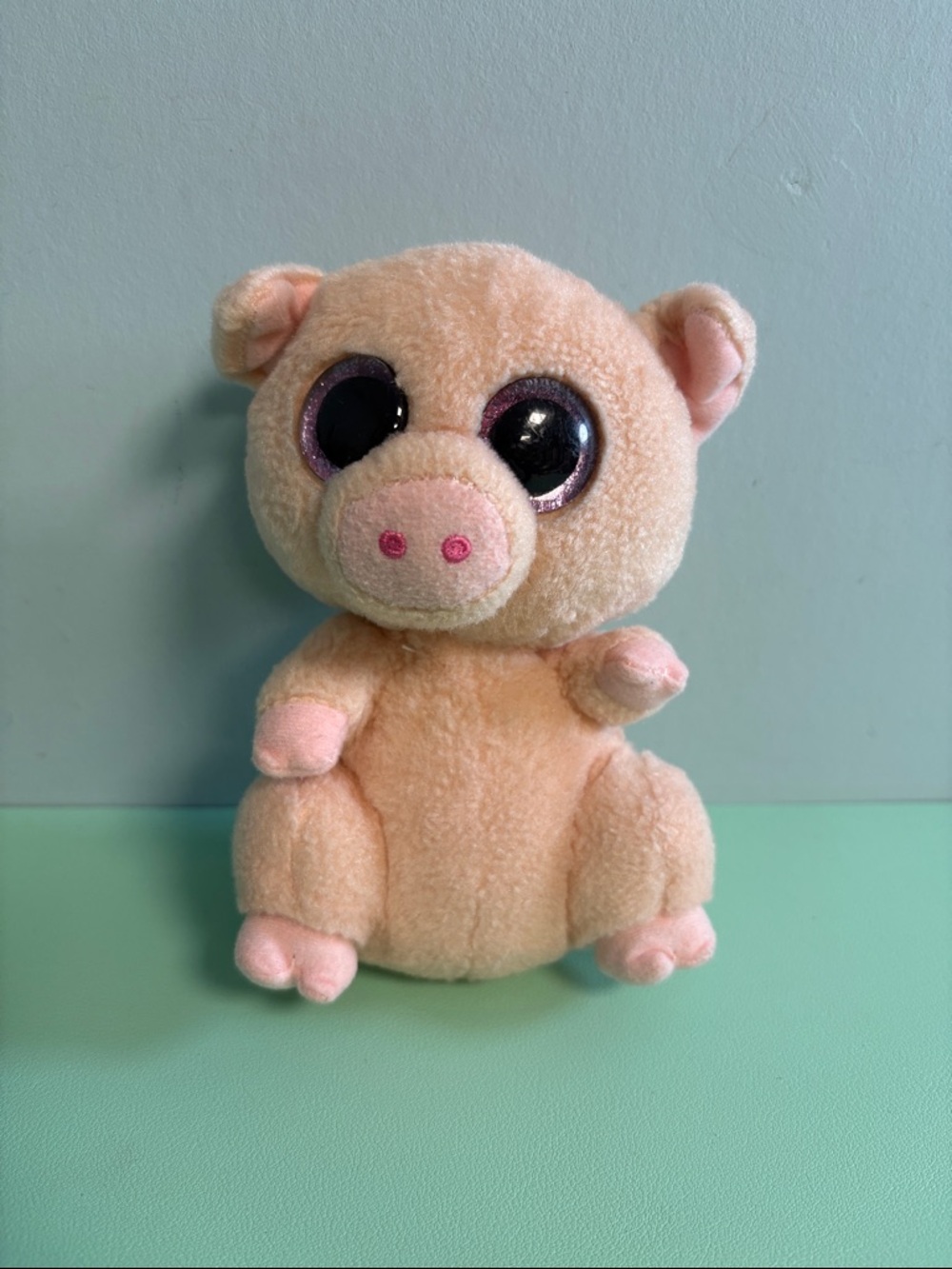 Ty Beanie Boos Piggley the Pig Plush Stuffed Animal, Kids Plush Toy